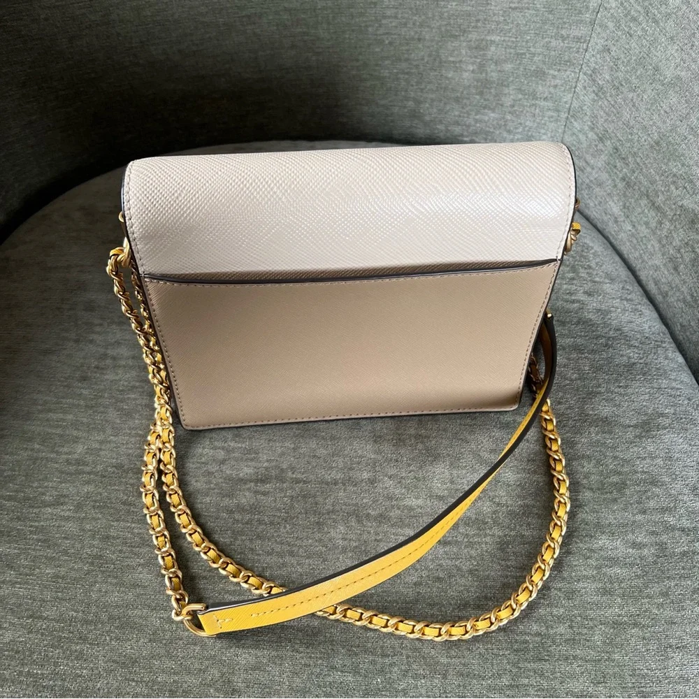 Tory Burch Robinson Convertible Color Block Bag - Picture 4 of 11